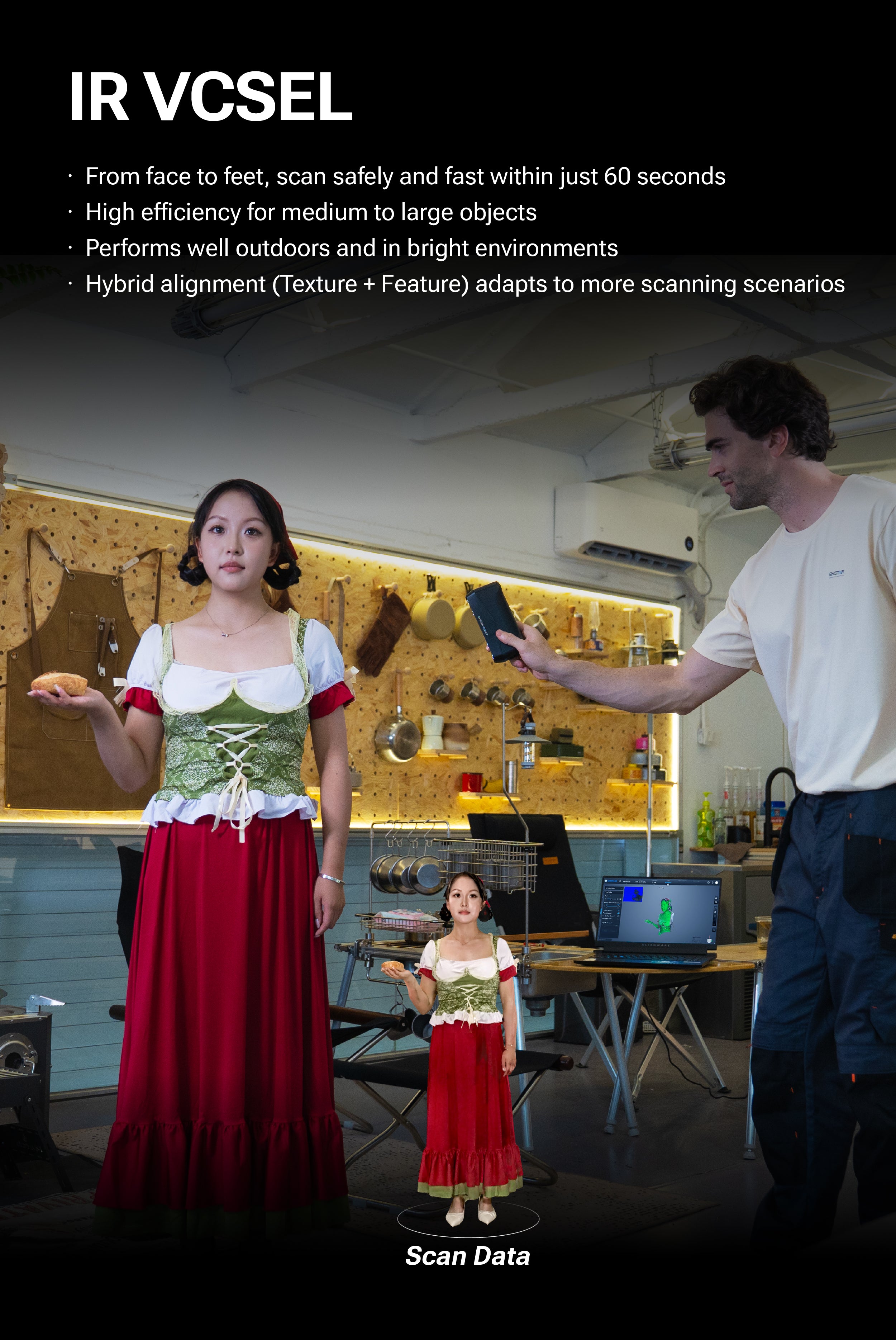 EINSTAR Rockit: Portable Multi-Source 3D Scanner