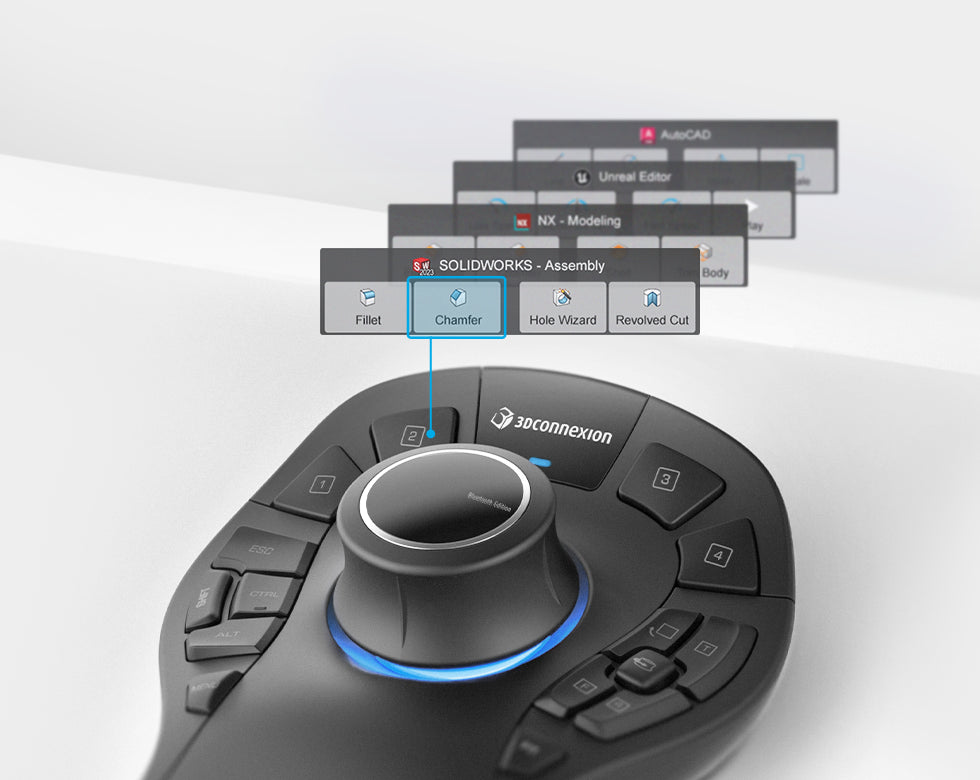 SpaceMouse® Pro Wireless - 3Dconnexion 3Dconnexion -3DxWorld