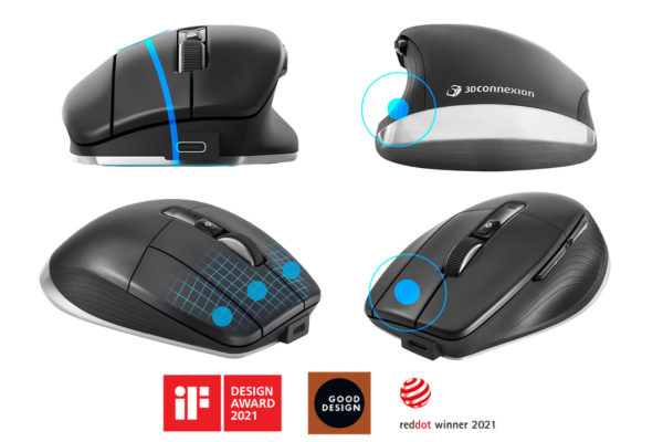 CadMouse Pro Wireless - 3Dconnexion 3Dconnexion -3DxWorld