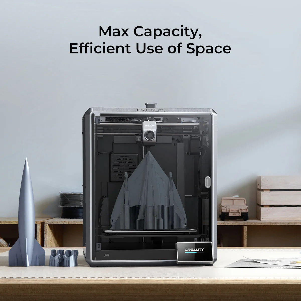Creality K1 Max AI Fast 3D Printer | AI-Powered Large Format High-Speed 3D Printer | Official Authorized Global Version Creality -3DxWorld