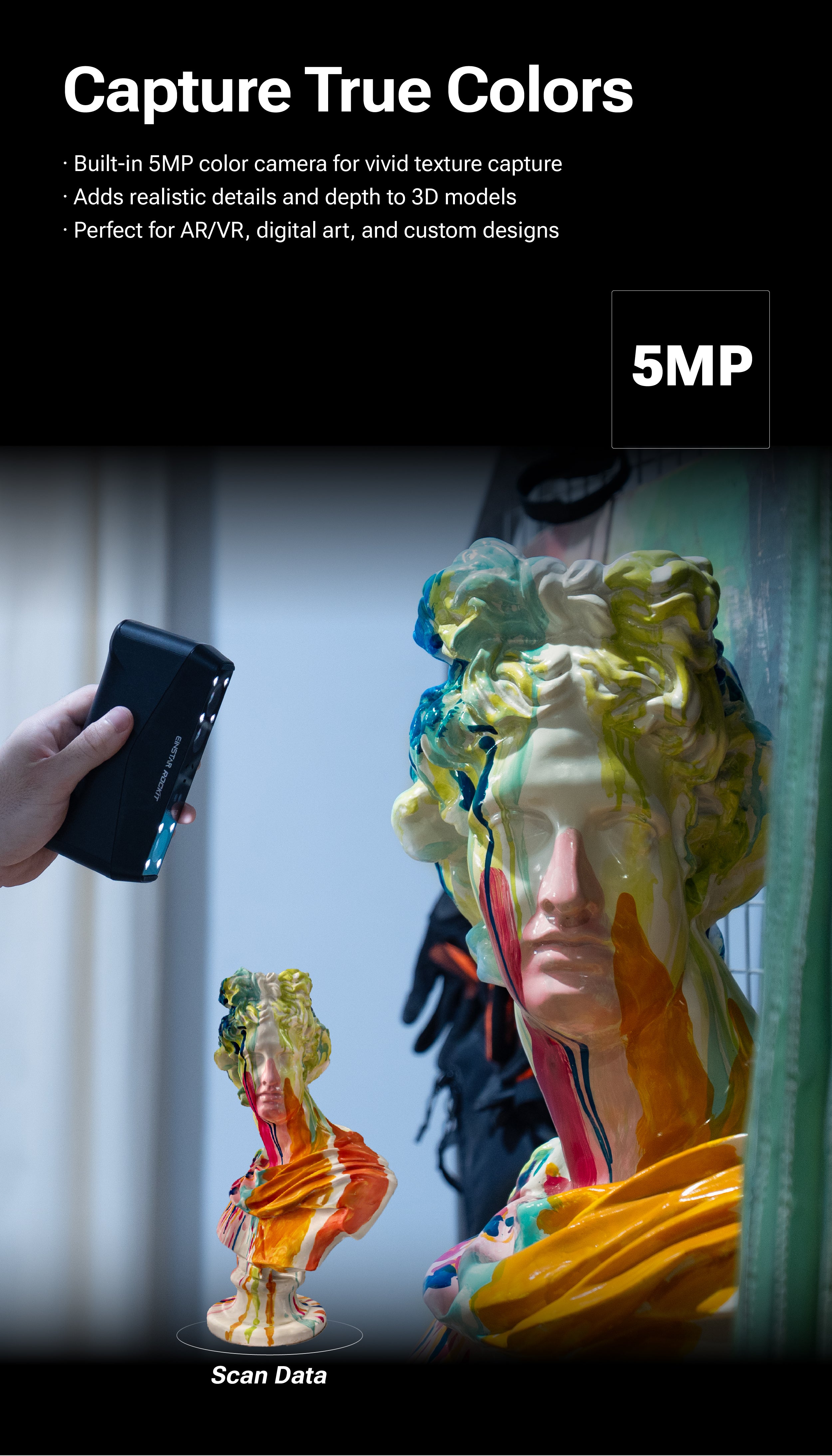 EINSTAR Rockit: Portable Multi-Source 3D Scanner