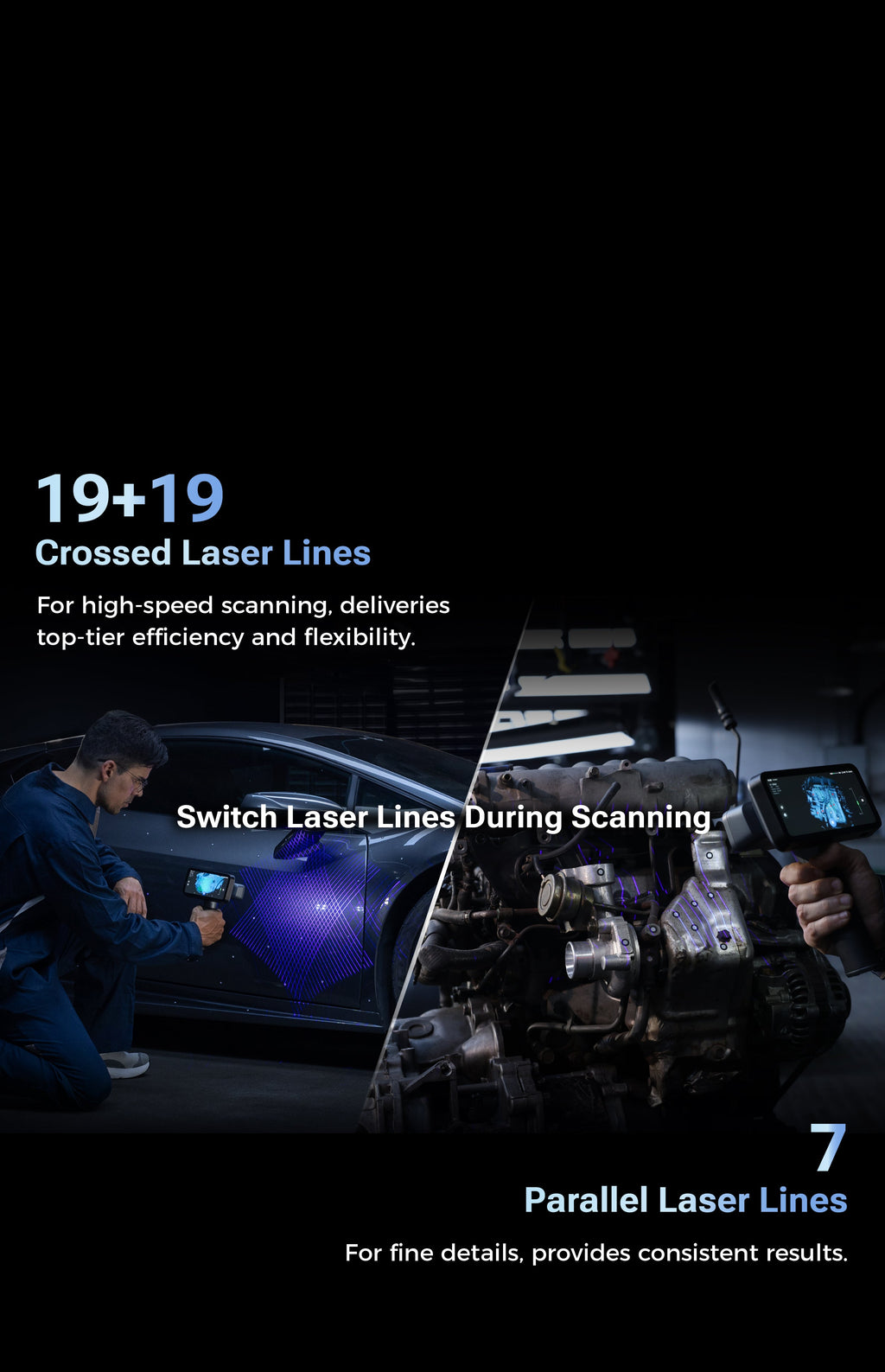 EinScan Rigil The Tri-Mode Laser 3D scanner