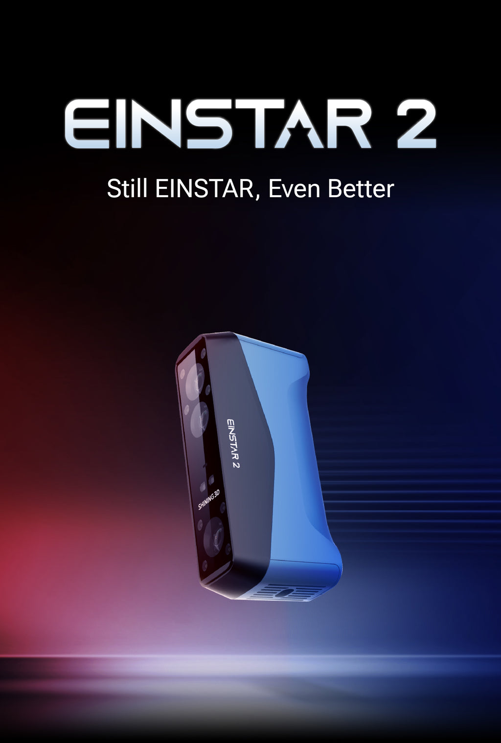 EINSTAR 2: Versatile True Wireless 3D Scanner with Enhanced Laser Detail